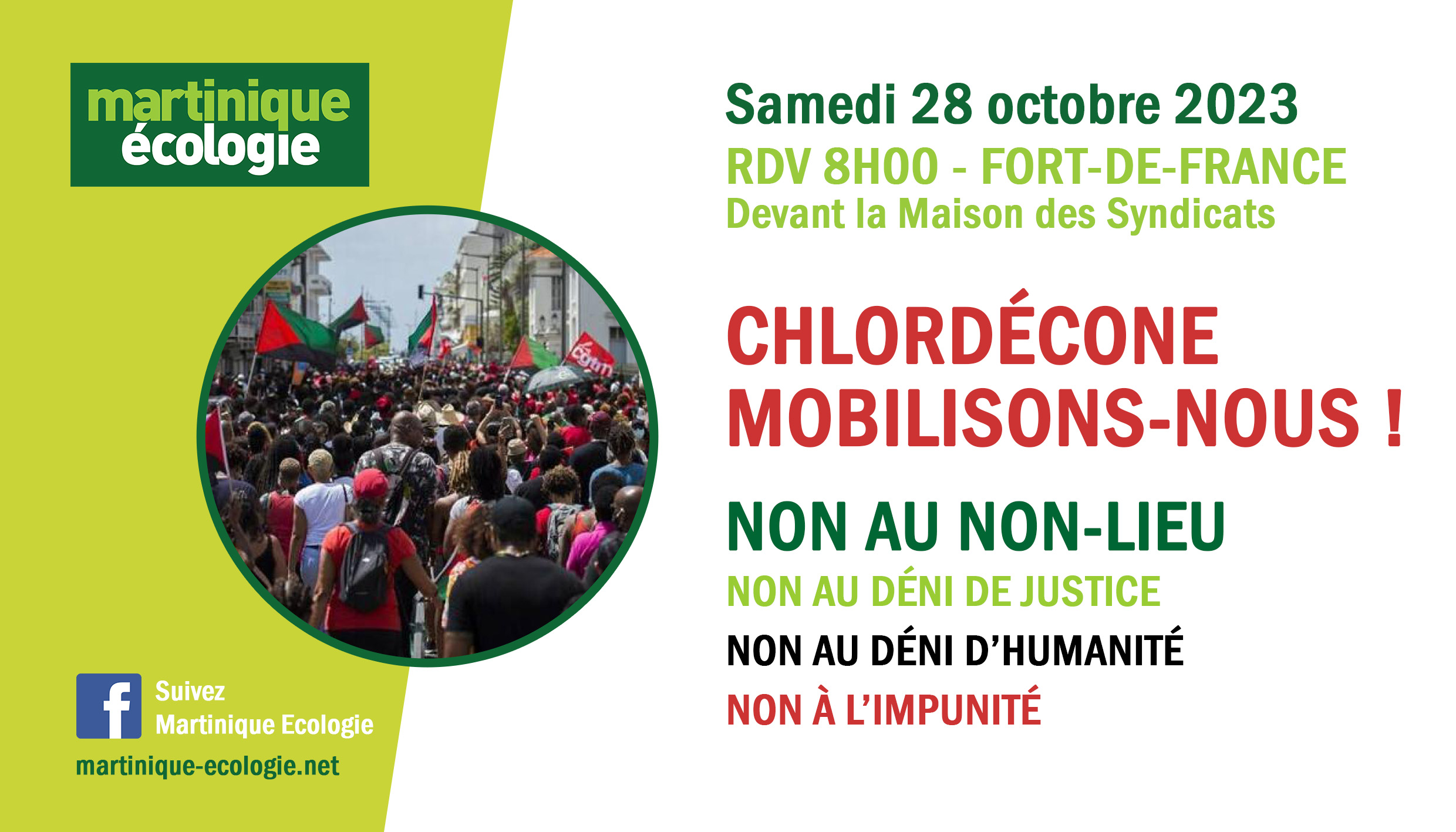 Chlord Cone Mobilisons Nous Samedi Octobre Martinique